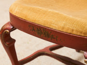 Louis XV Style Chinoiserie Writing Desk by Baker with Matching Chair