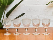 Set of Five Ralph Lauren Wine Goblets
