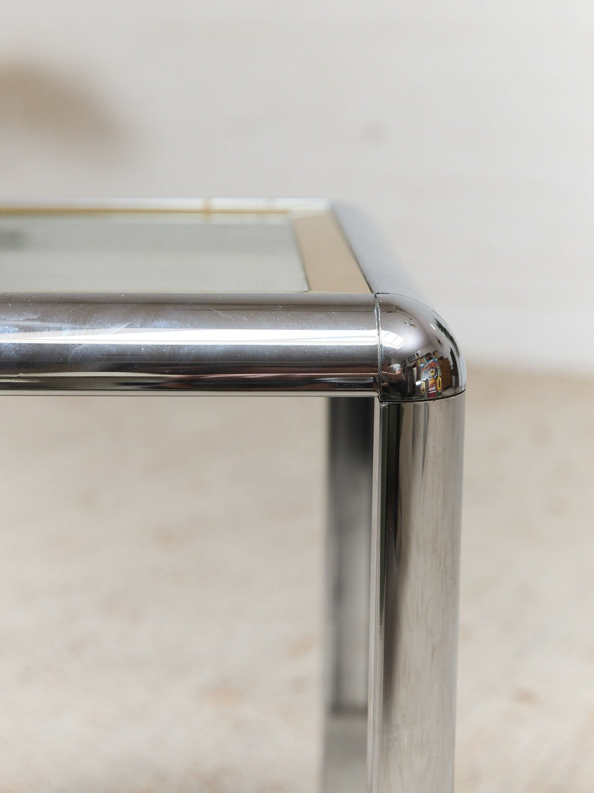 Paul Evans Chrome End Table