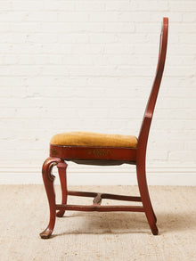 Louis XV Style Chinoiserie Writing Desk by Baker with Matching Chair