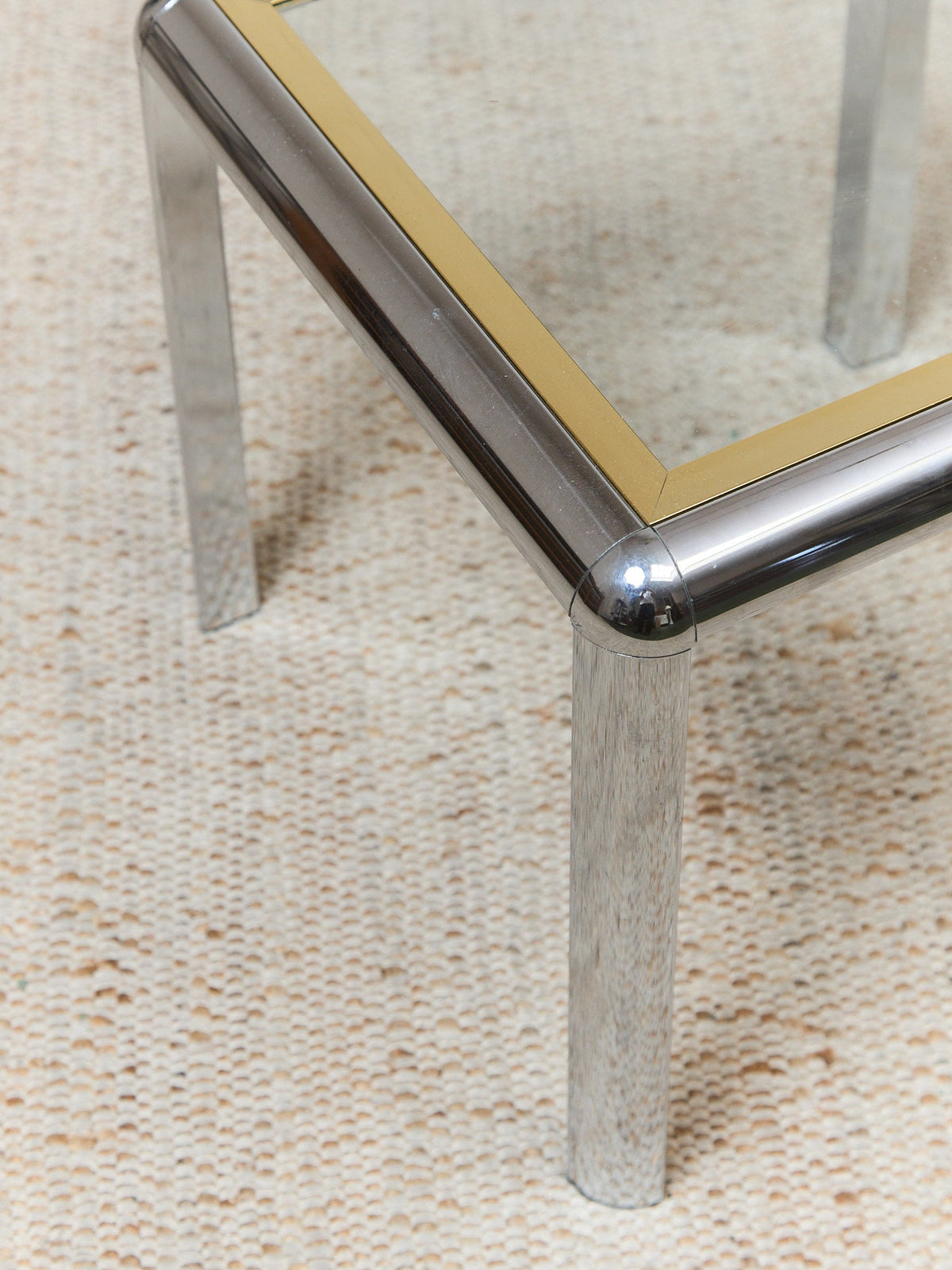 Paul Evans Chrome End Table