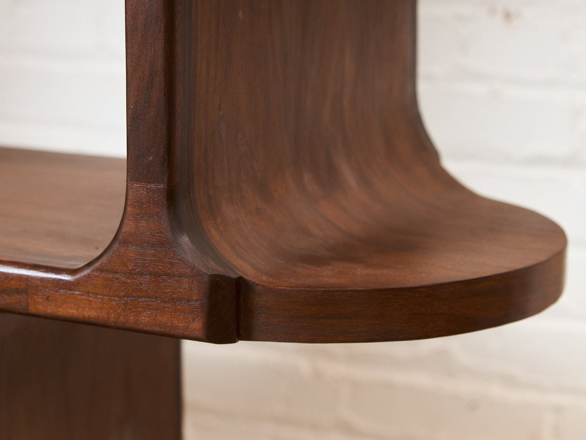 Sunbeam Exclusive Solid Walnut Atomic Shelf