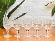 Set of Five Ralph Lauren Wine Goblets
