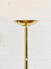 Brass Torchiere Lamp