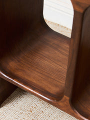 Sunbeam Exclusive Solid Walnut Atomic Shelf