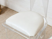1970s Pair MCM Lucite Bar Chairs / Stools by Hill Manufacturing Co.