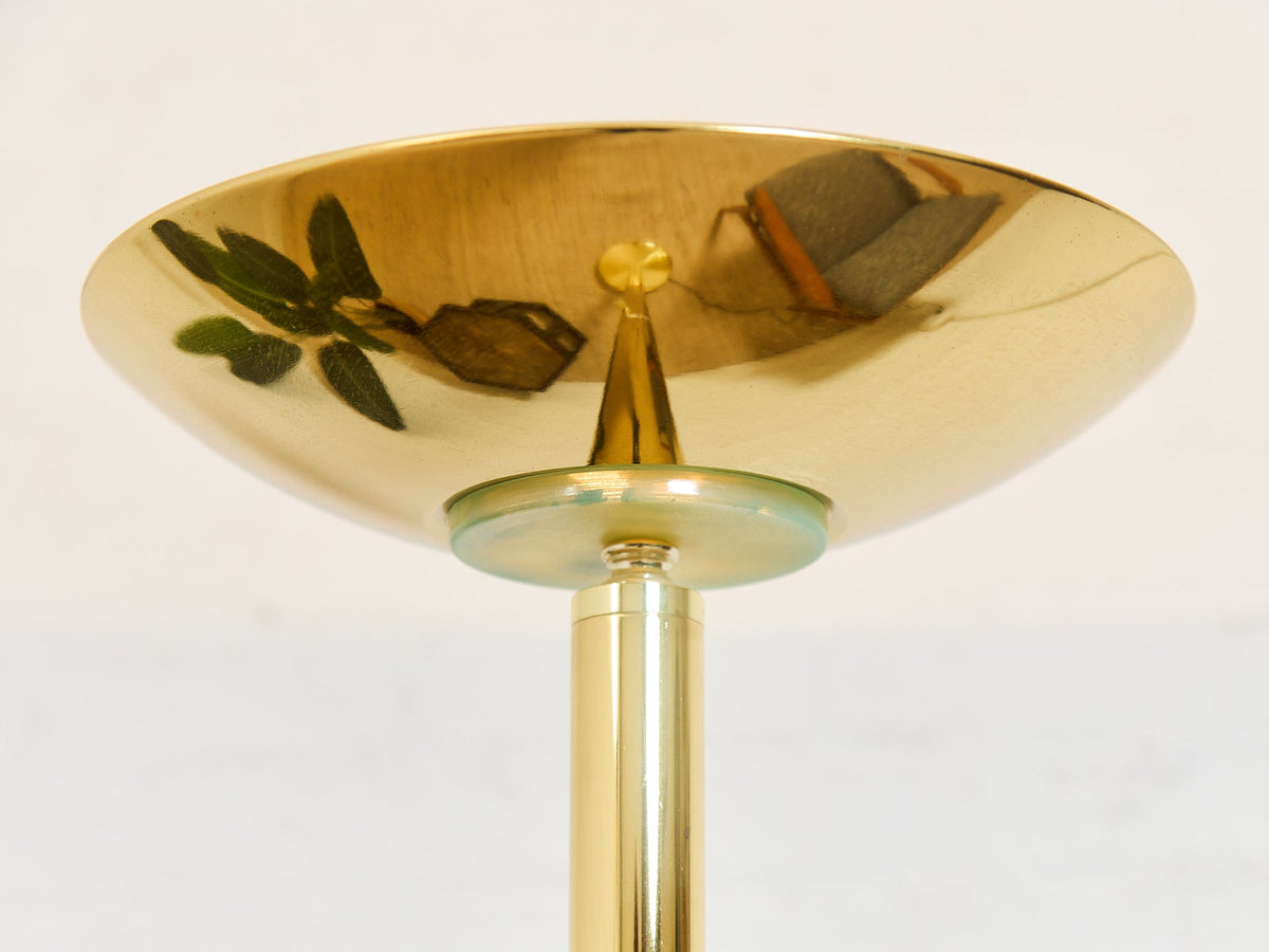 Brass Torchiere Lamp