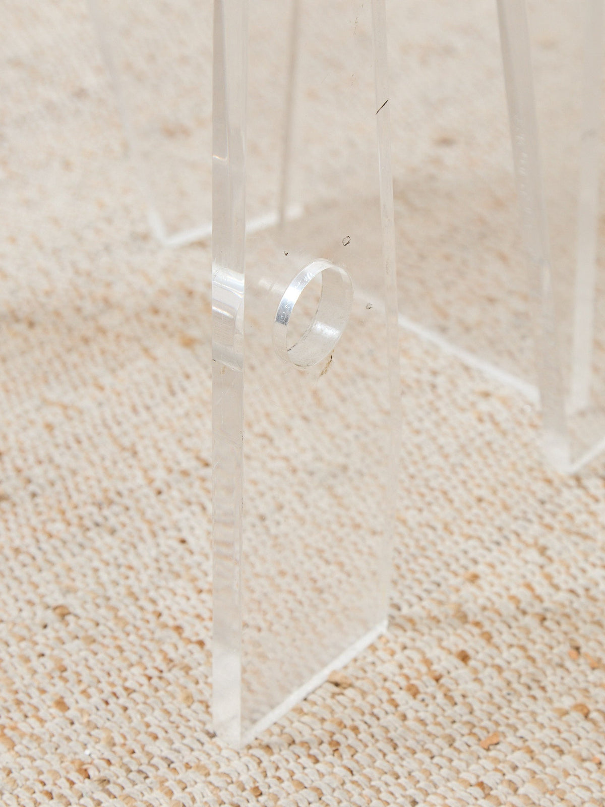 1970s Pair MCM Lucite Bar Chairs / Stools by Hill Manufacturing Co.