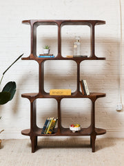 Sunbeam Exclusive Solid Walnut Atomic Shelf