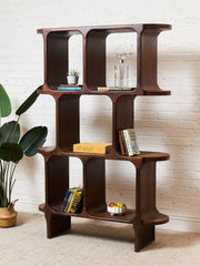 Sunbeam Exclusive Solid Walnut Atomic Shelf