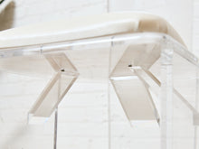 1970s Pair MCM Lucite Bar Chairs / Stools by Hill Manufacturing Co.