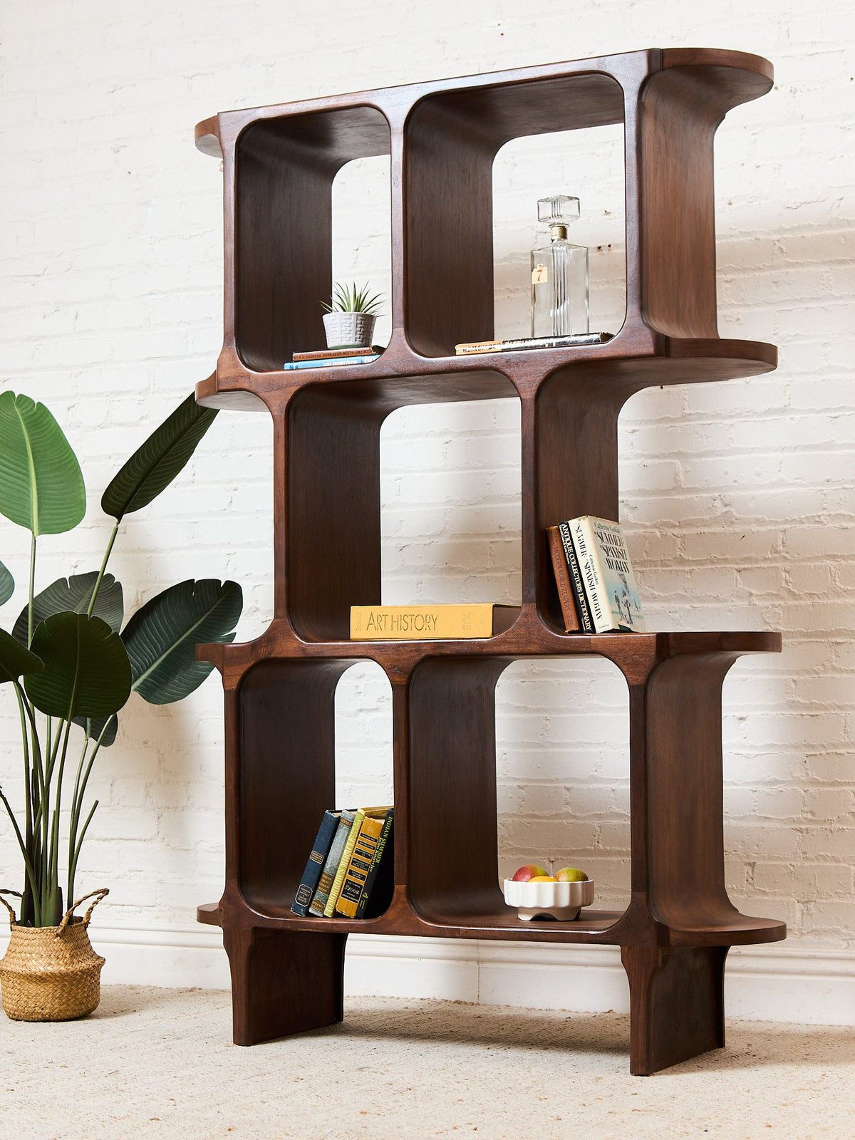 Sunbeam Exclusive Solid Walnut Atomic Shelf