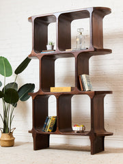Sunbeam Exclusive Solid Walnut Atomic Shelf