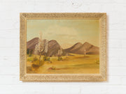 Antique Landscape Signed Oil Painting