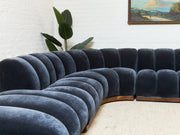 Margot Sectional Sofa in Amici Smoke