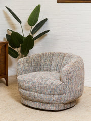 Rowan Swivel Chair in Casbah Fabric