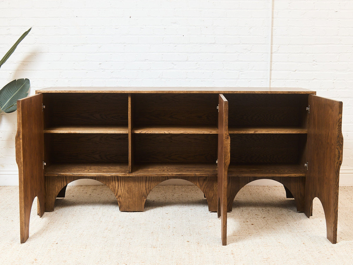 Castilian Sideboard in Oak Three Doors