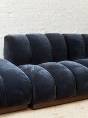 Margot Sectional Sofa in Amici Smoke