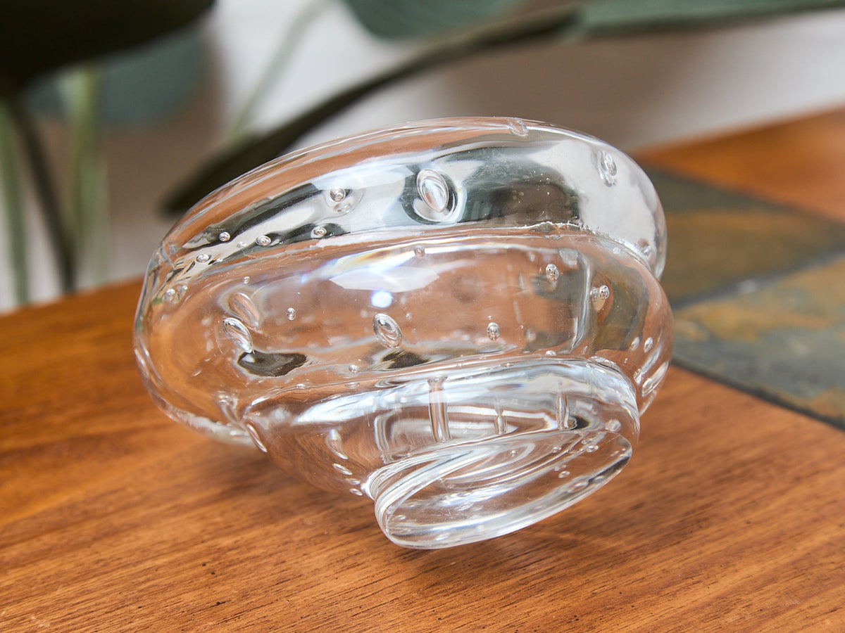Handblown Vintage Glass Bowl
