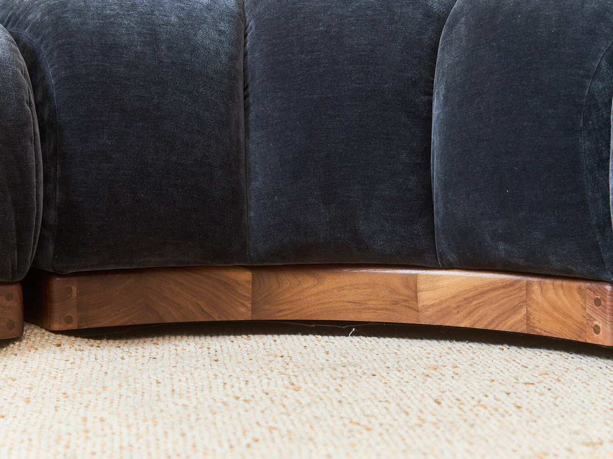 Margot Sectional Sofa in Amici Smoke