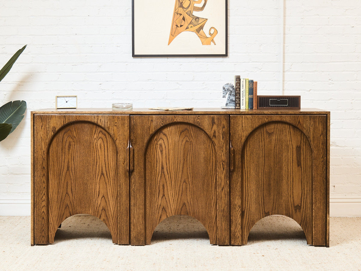 Castilian Sideboard in Oak Three Doors