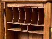 Rare Antique Arts and Crafts Style Oak Secretary Bookcase