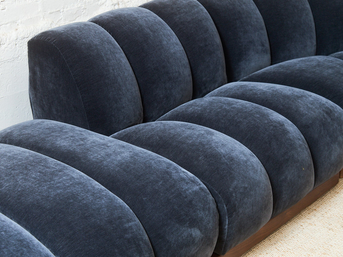 Margot Sectional Sofa in Amici Smoke