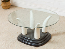 Faux Horn Post Modern Coffee Table