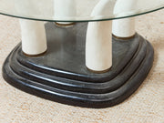 Faux Horn Post Modern Coffee Table