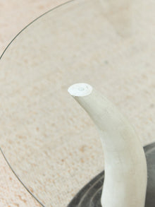 Faux Horn Post Modern Coffee Table