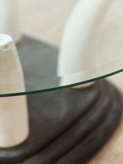 Faux Horn Post Modern Coffee Table
