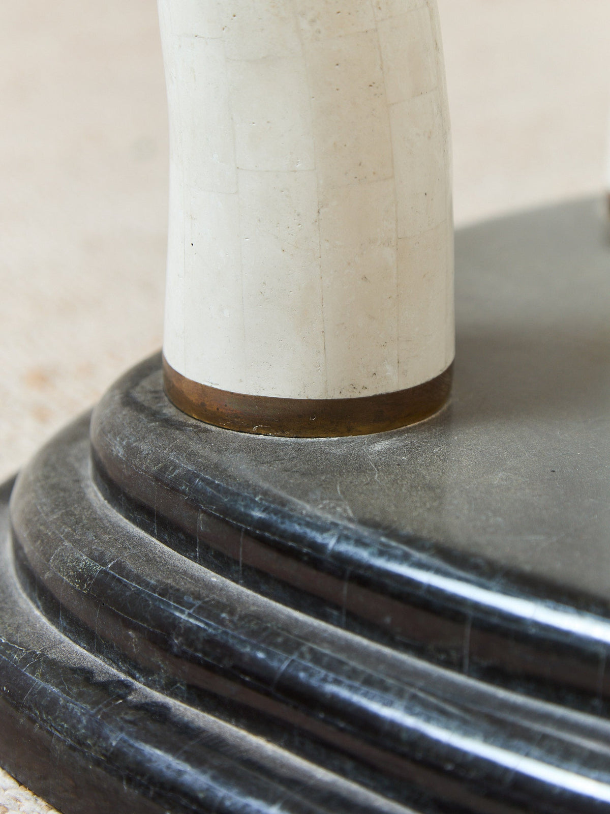 Faux Horn Post Modern Coffee Table