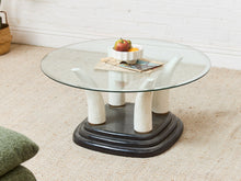 Faux Horn Post Modern Coffee Table