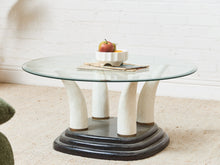 Faux Horn Post Modern Coffee Table