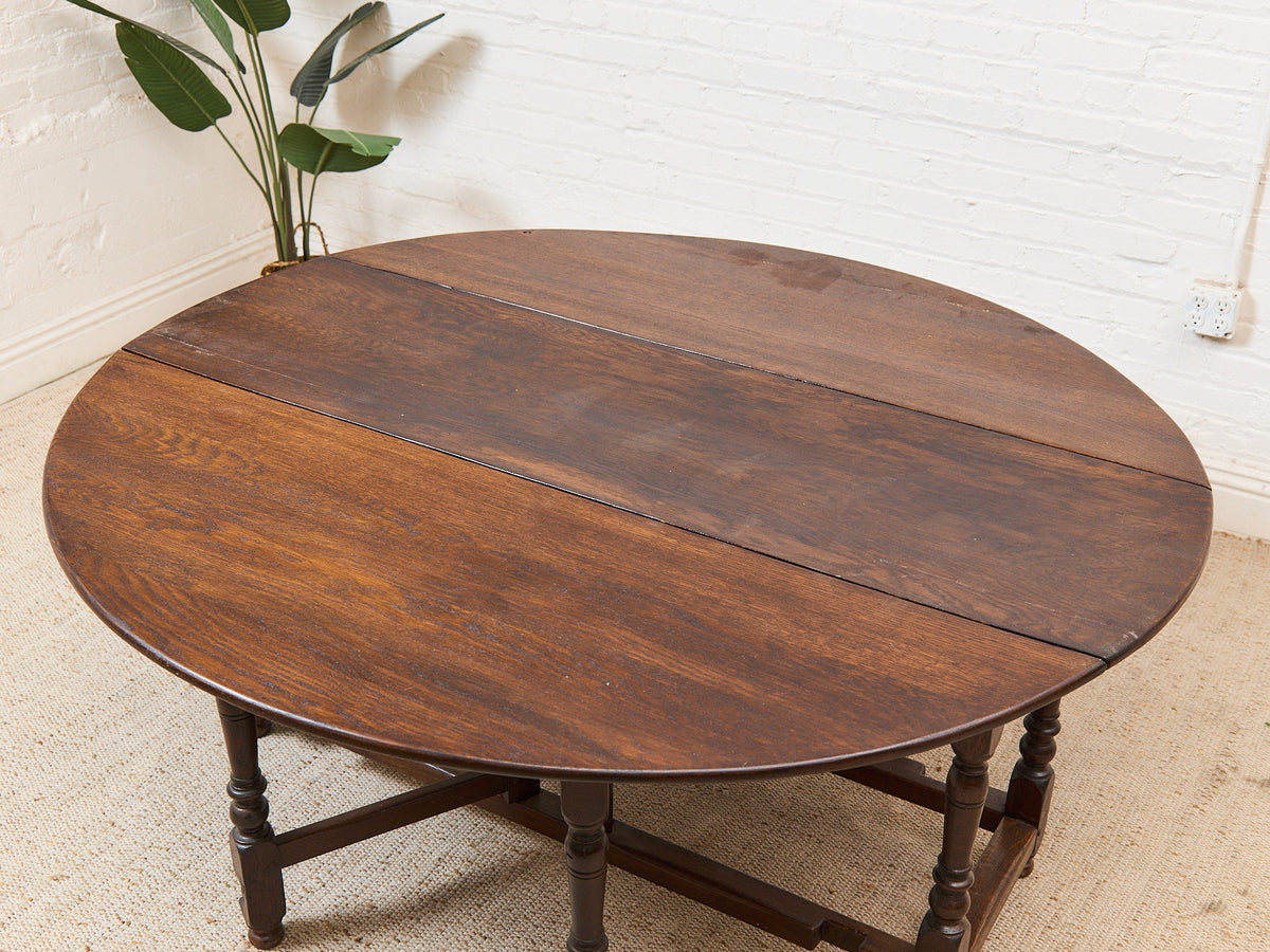 Antique Drop Leaf Dining Table
