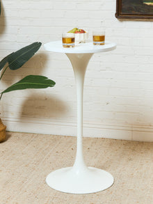 Vintage Bar Height Pedestal Table as Found