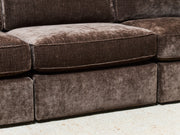 Diana Modular 3 Piece Sofa in Espresso