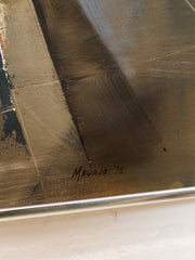 Abstract Oil Painting Titled Hero by MAURiO MESER
