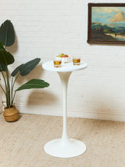 Vintage Bar Height Pedestal Table as Found