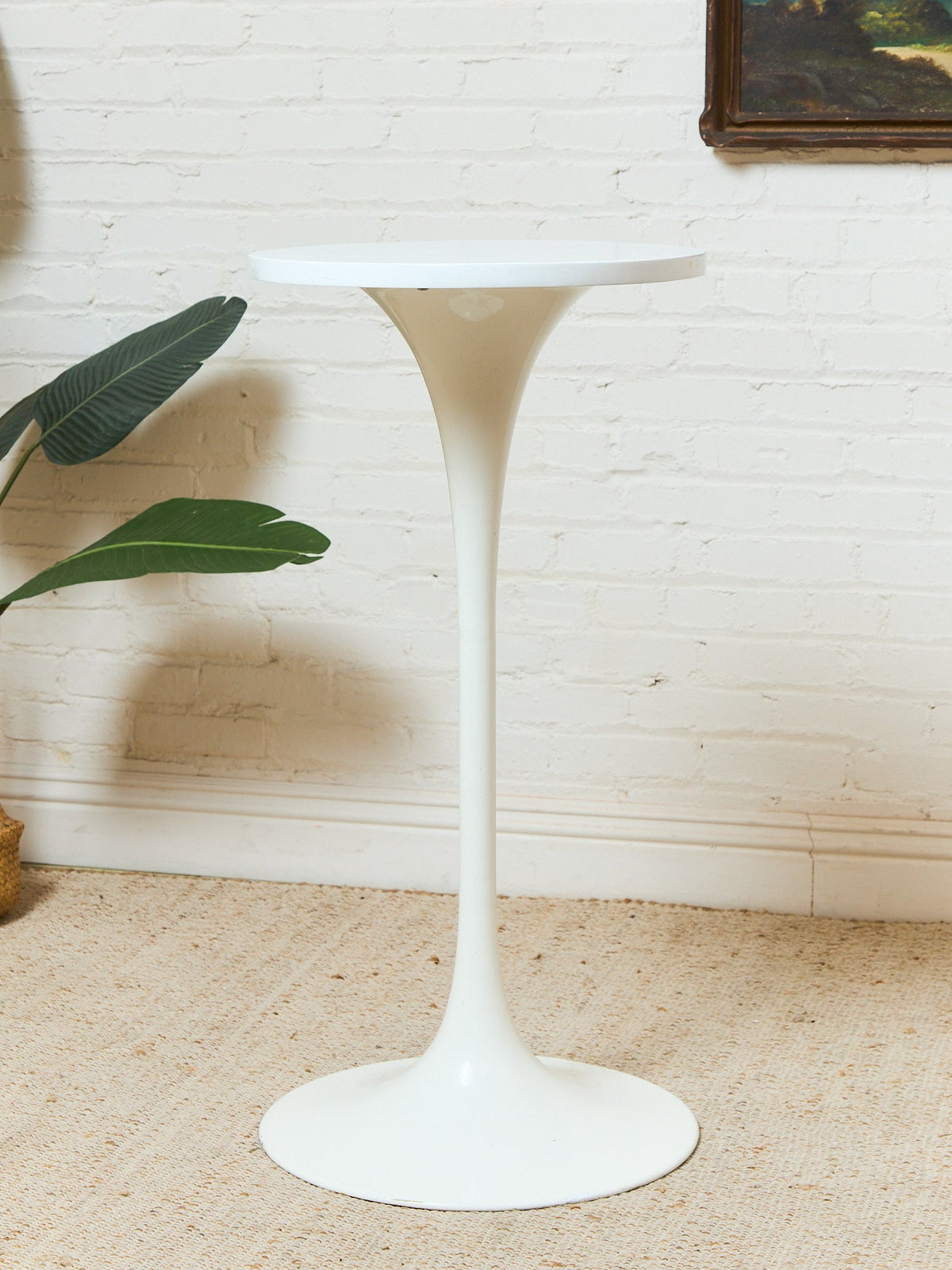 Vintage Bar Height Pedestal Table as Found