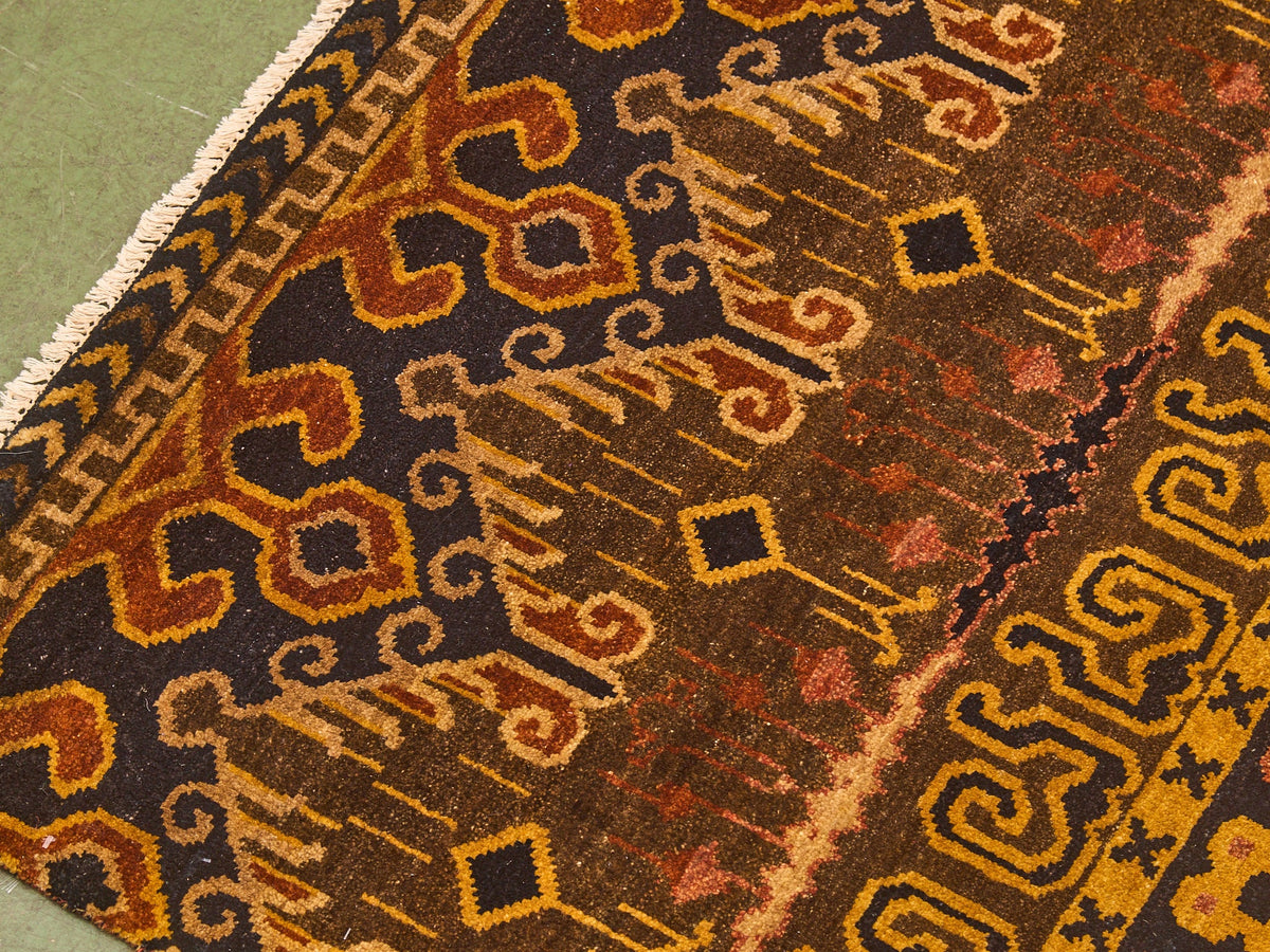 Hand Knotted Pak Kazak Rug Large