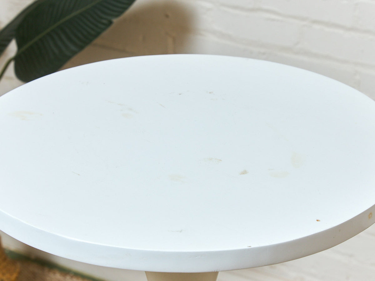 Vintage Bar Height Pedestal Table as Found