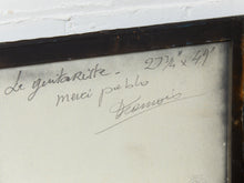 Le Guitarite French Cubist painting, signed and dated