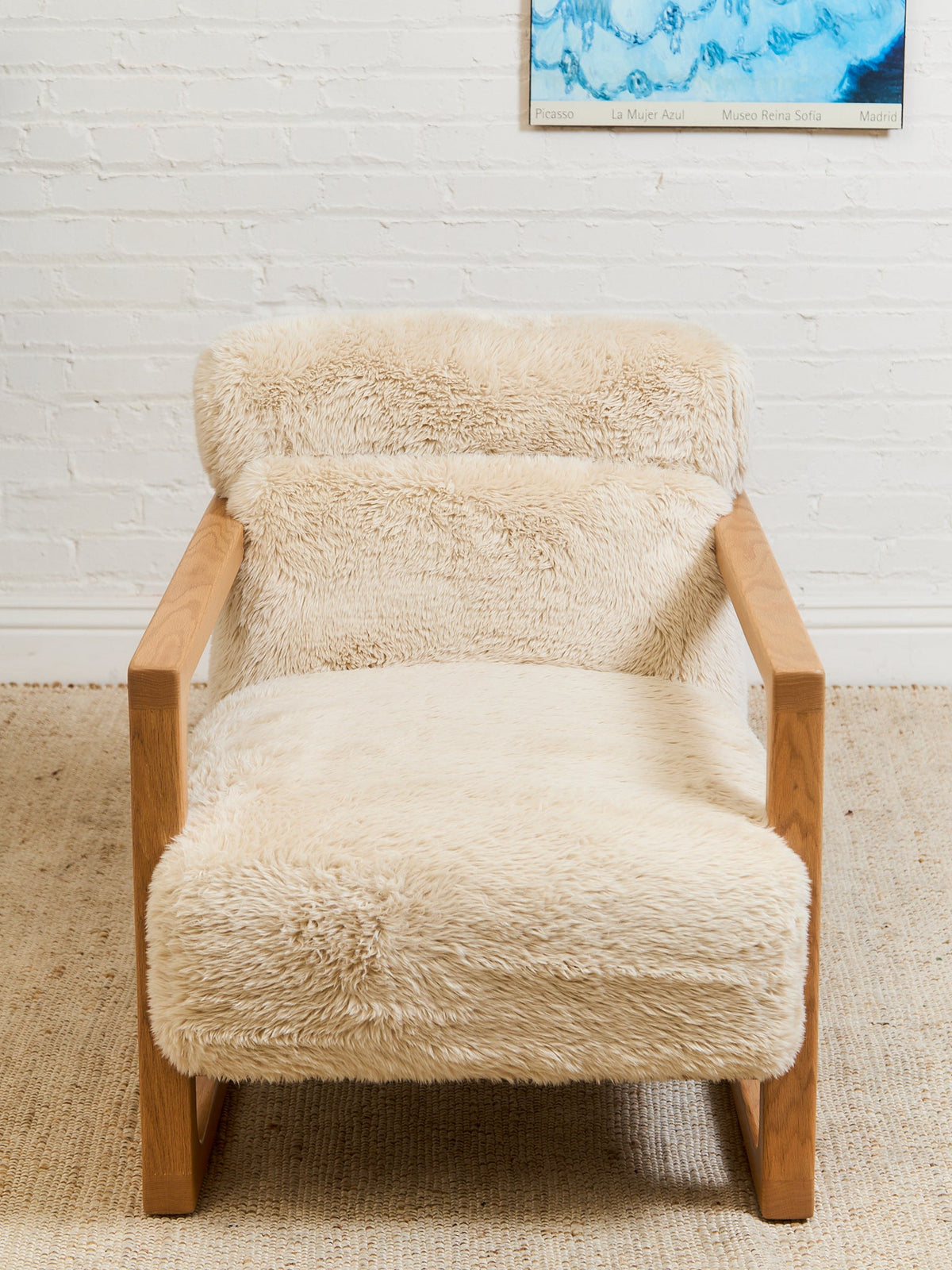Huxley Chair in Yakety Yak Faux Fur