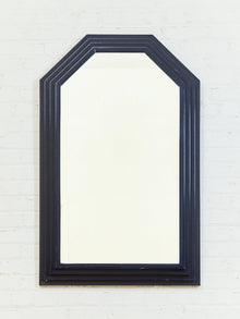 Blue Post Modern Mirror