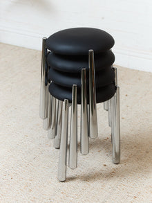 Thick Chrome Leg Stool
