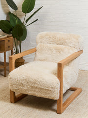 Huxley Chair in Yakety Yak Faux Fur