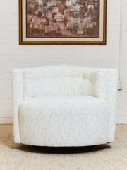 Babita Swivel in Hakami Ivory