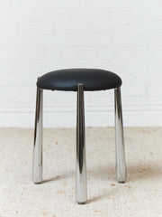 Thick Chrome Leg Stool