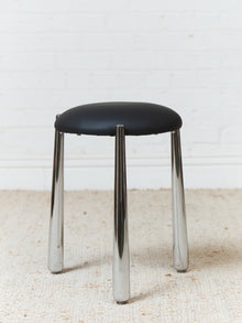 Thick Chrome Leg Stool